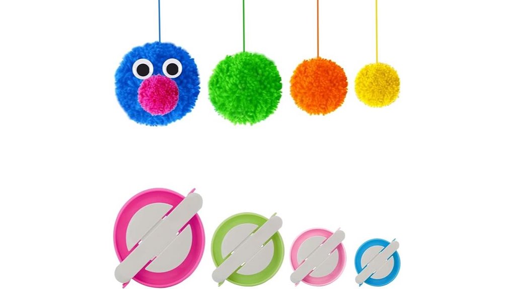 four size pom pom maker