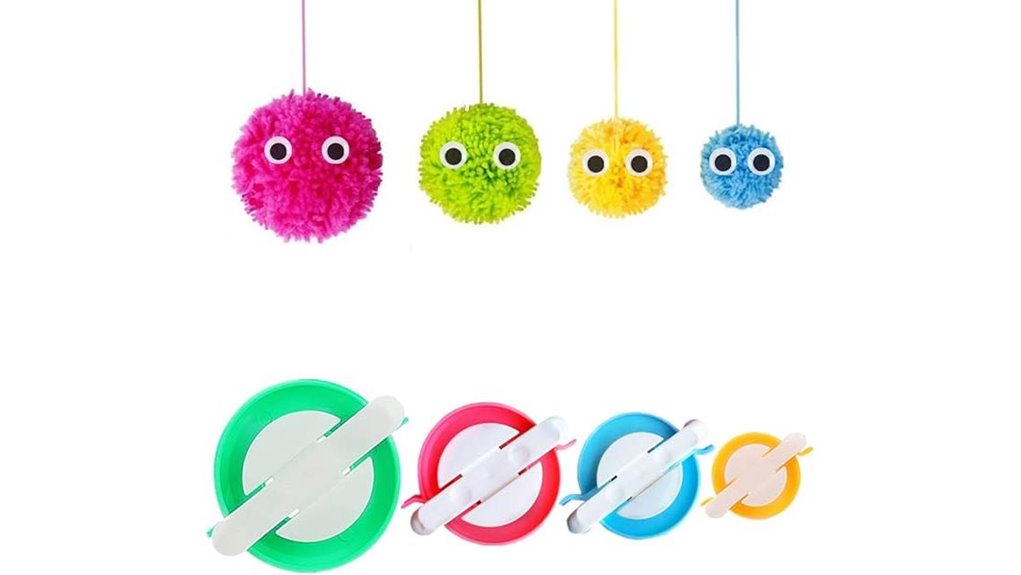 four size pom pom maker