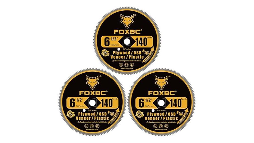 foxbc 6 5 140 tooth blade