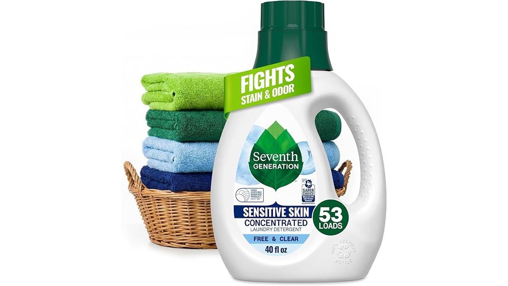 fragrance free concentrated laundry detergent