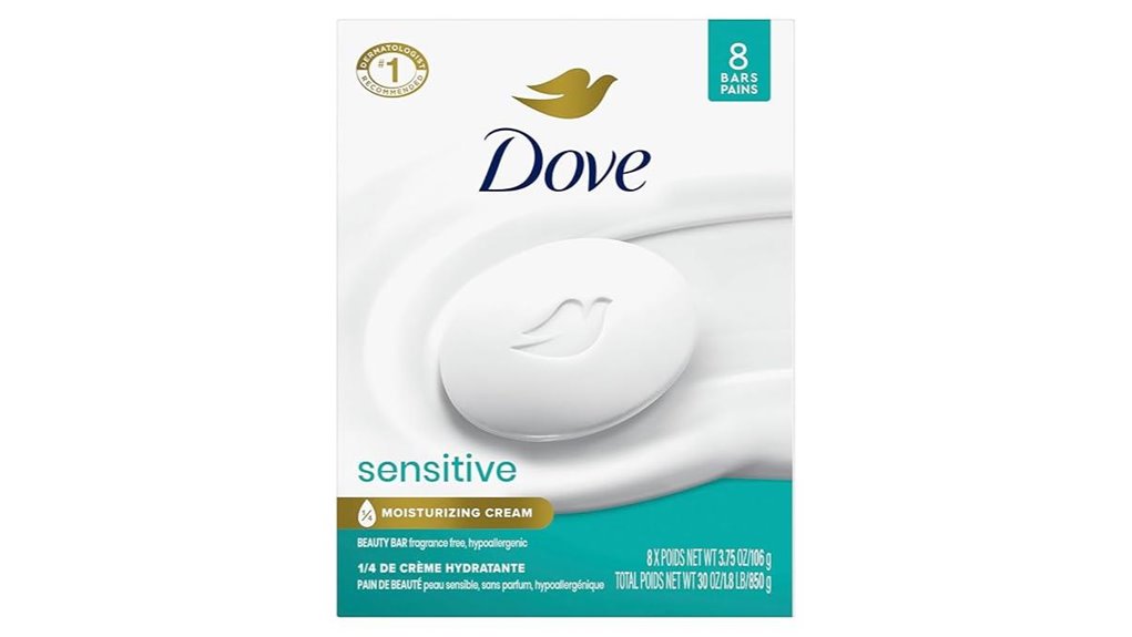 fragrance free dove beauty bar