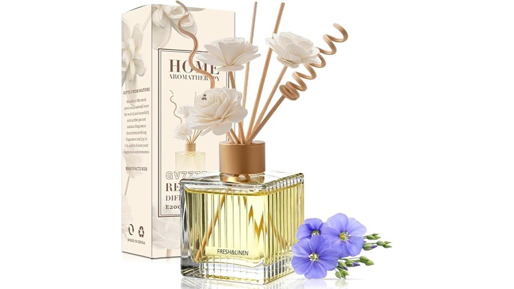 fresh linen reed diffuser