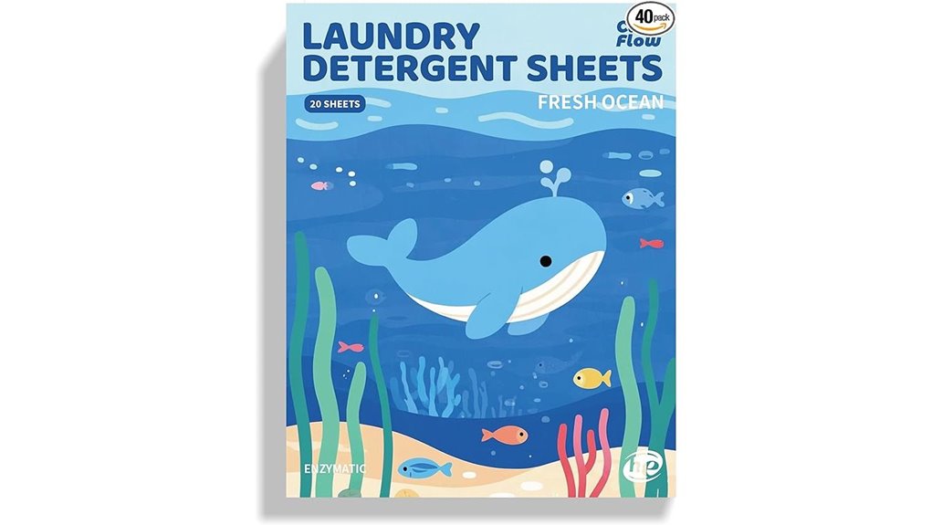 fresh ocean scented laundry sheets