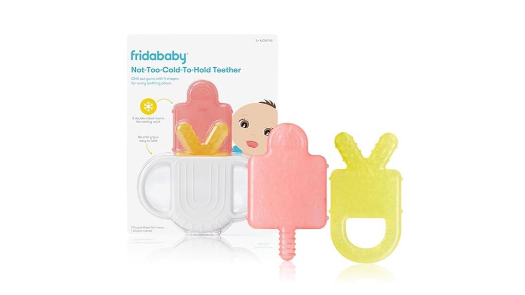 frida baby silicone infant teether