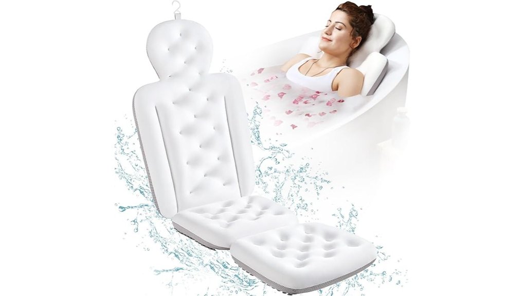 full body luxury bath pillow
