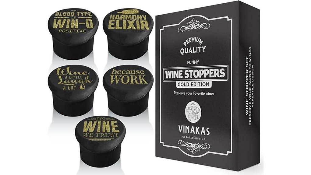 funny airtight silicone wine stoppers