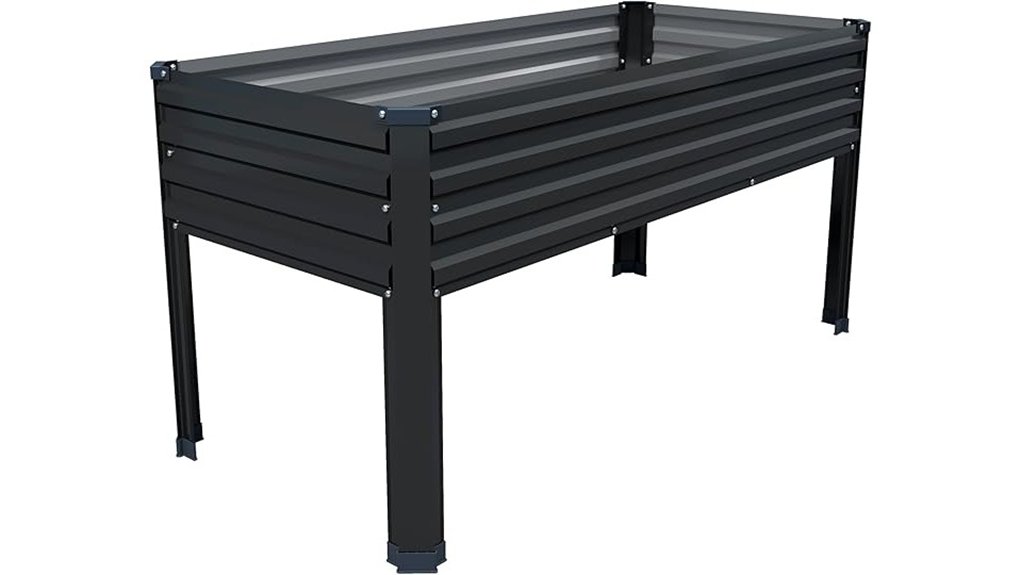 galvanized 48 24 30in raised bed