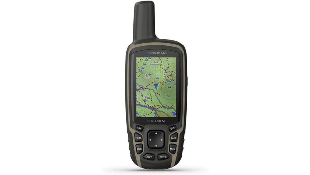 garmin gpsmap 64sx handheld with altimeter
