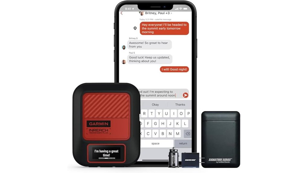 garmin inreach messenger plus bundle