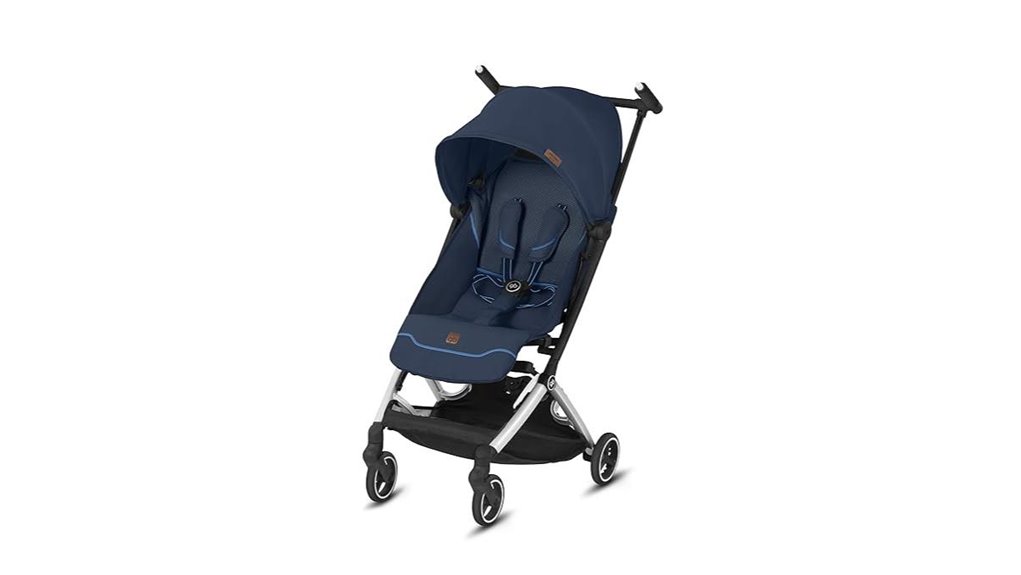gb pockit all city stroller night blue