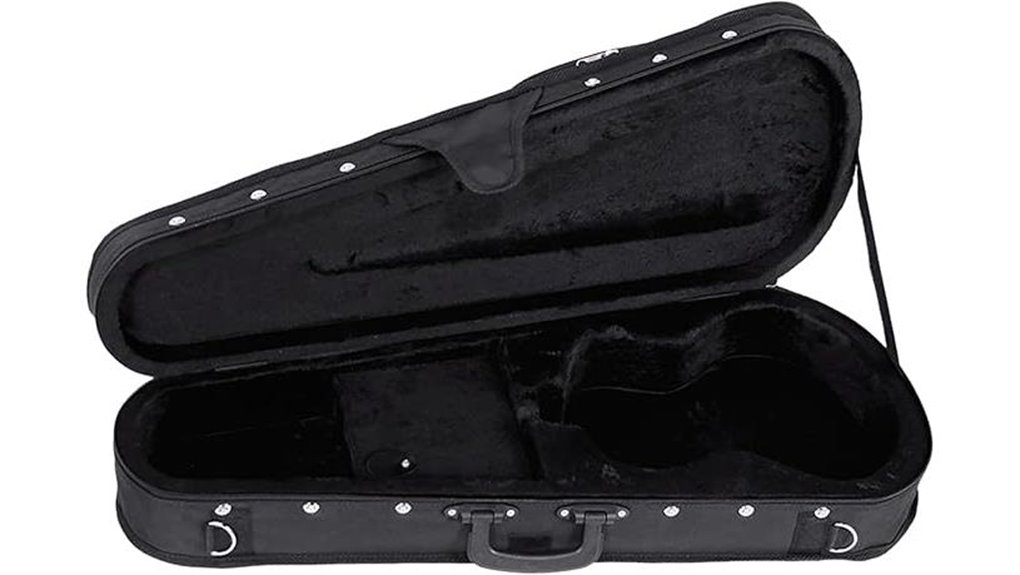 gearlux black polyfoam ukulele case