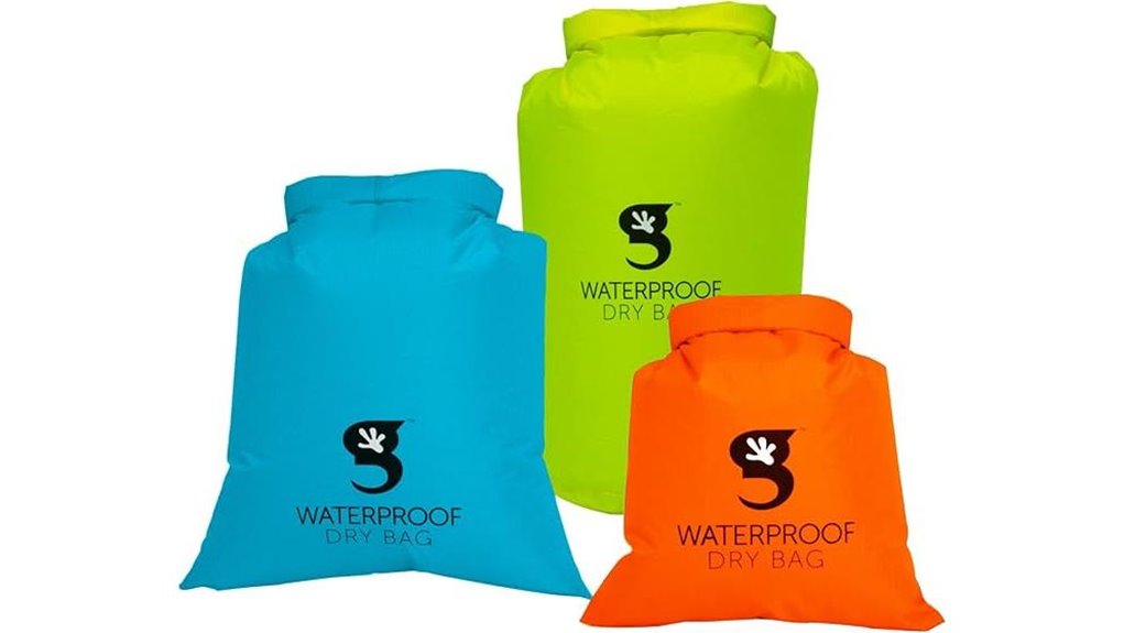 geckobrands three pack compression drybags