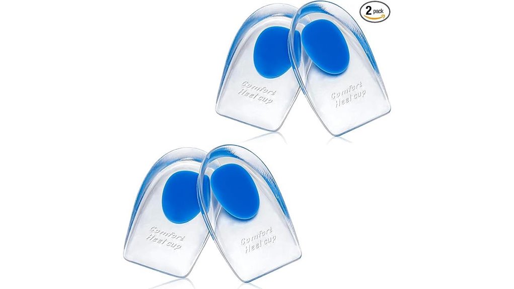 gel silicone heel pain pads