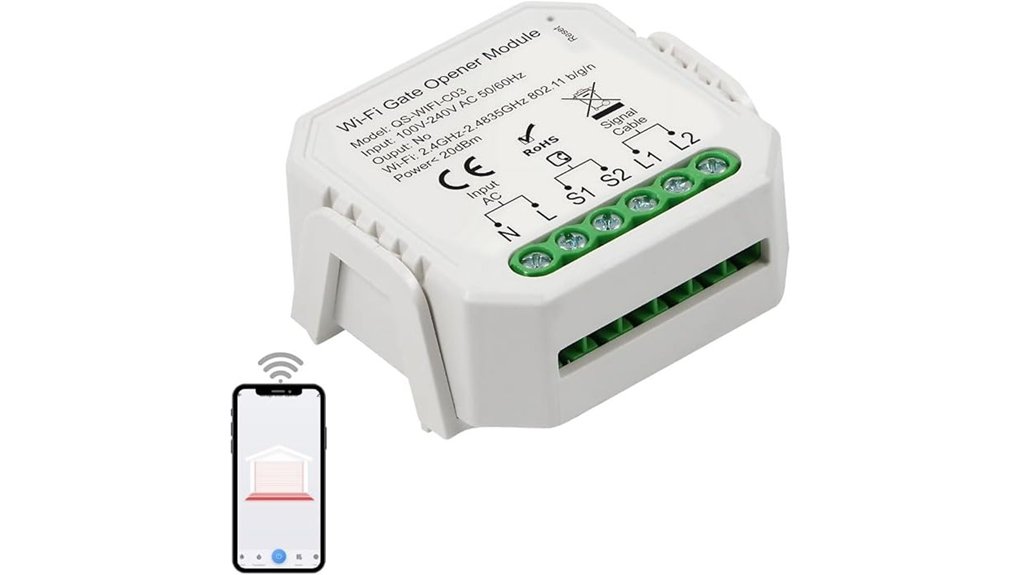 geofenced smart garage opener