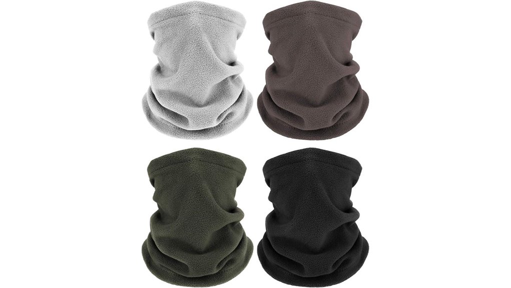 geyoga four pack winter neckwarmers