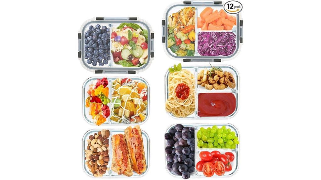 glass meal prep containers