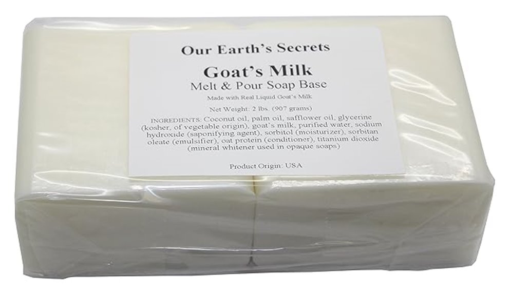goat s milk melt and pour soap