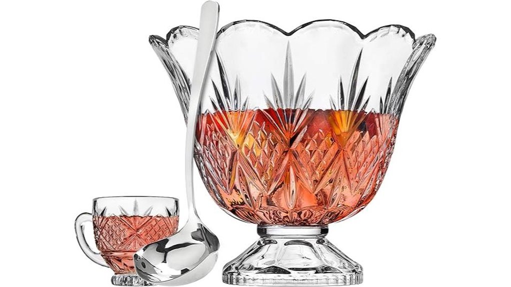 godinger dublin crystal punch set