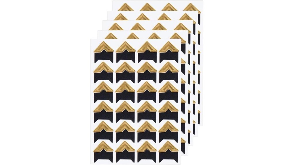 gold acid free photo corners