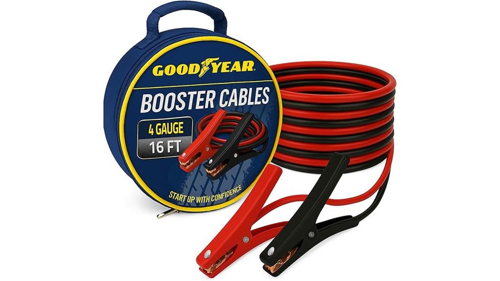 goodyear 4 gauge 16ft jumper cables