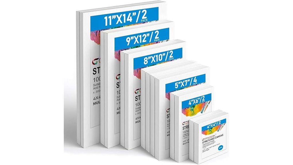 gotideal 14 pack stretched canvases