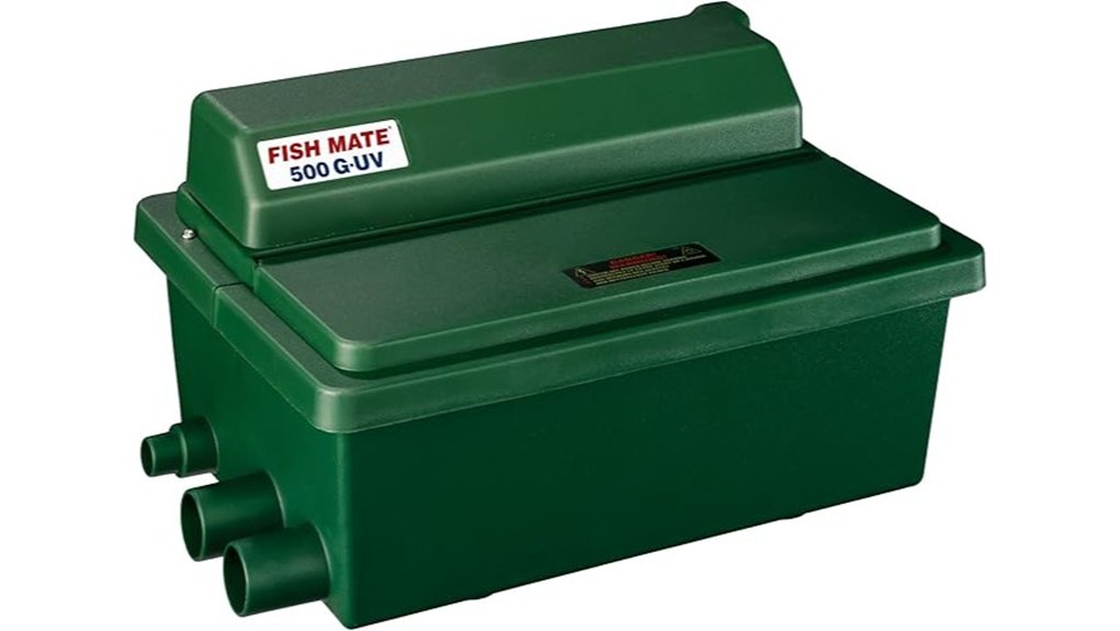 gravity pond filter 500gal