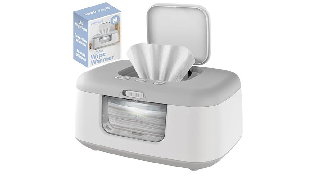 gray jool baby wipe warmer