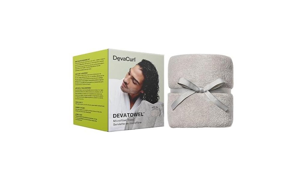 gray microfiber anti frizz towel