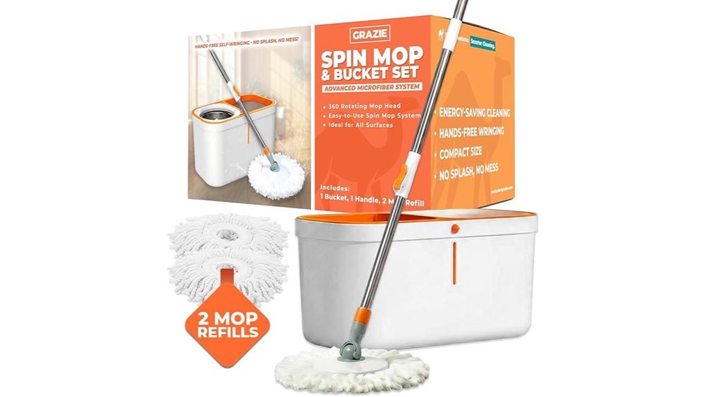 grazie 360 degree spin mop