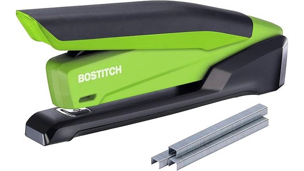 green 20 sheet spring stapler