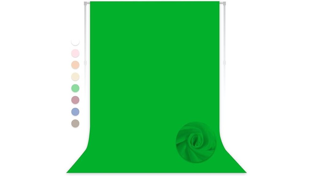 green 8x10 foot photoshoot backdrop