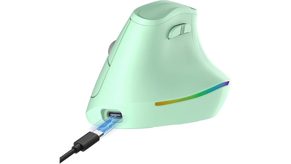 green kysona 57 ergonomic mouse