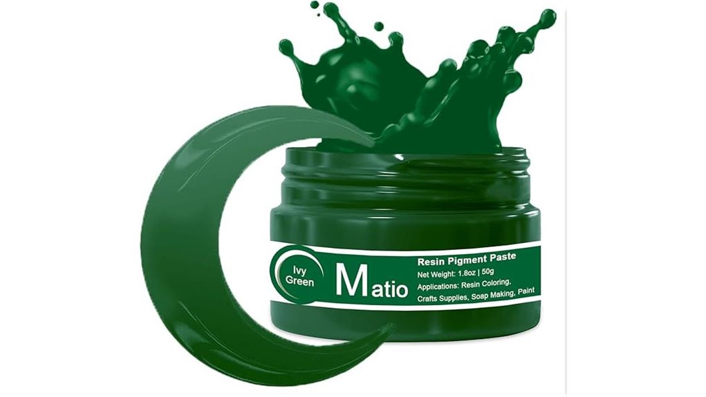 green resin pigment paste