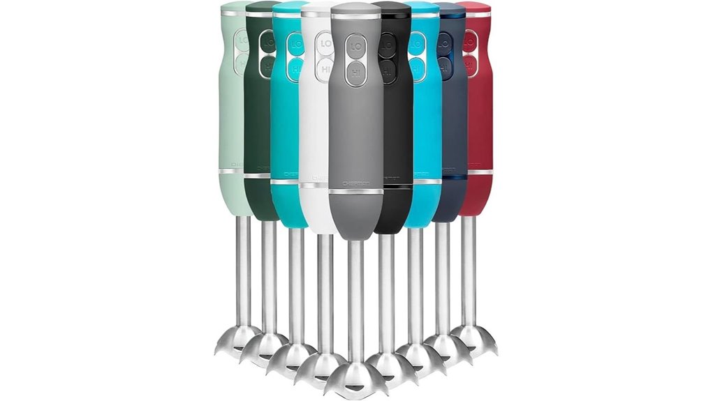 grey 2 speed immersion stick blender