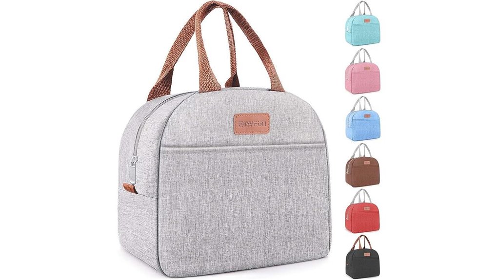 grey insulated leakproof adult tote