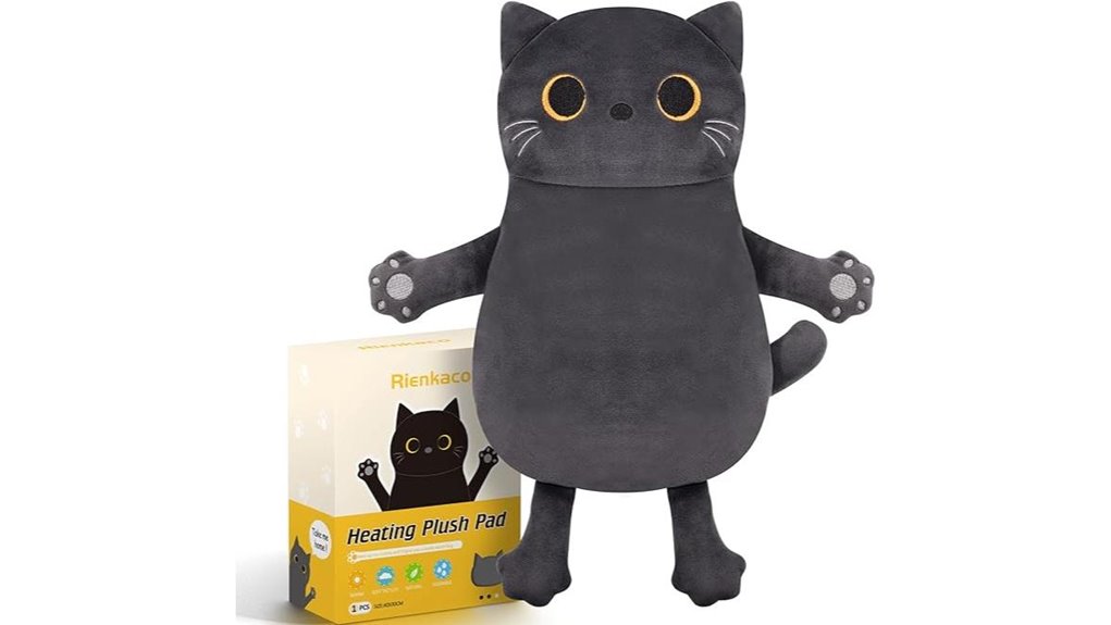 grey microwaveable heating pad