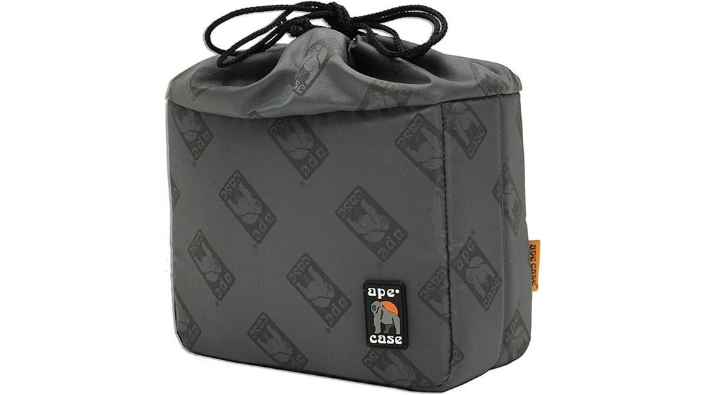 grey padded flexible storage bag
