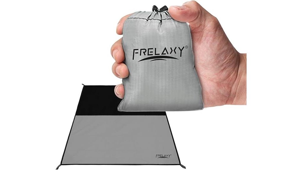 grey waterproof sandproof pocket picnic blanket