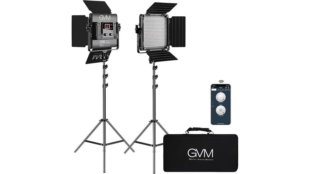 gvm two pack bi color lights
