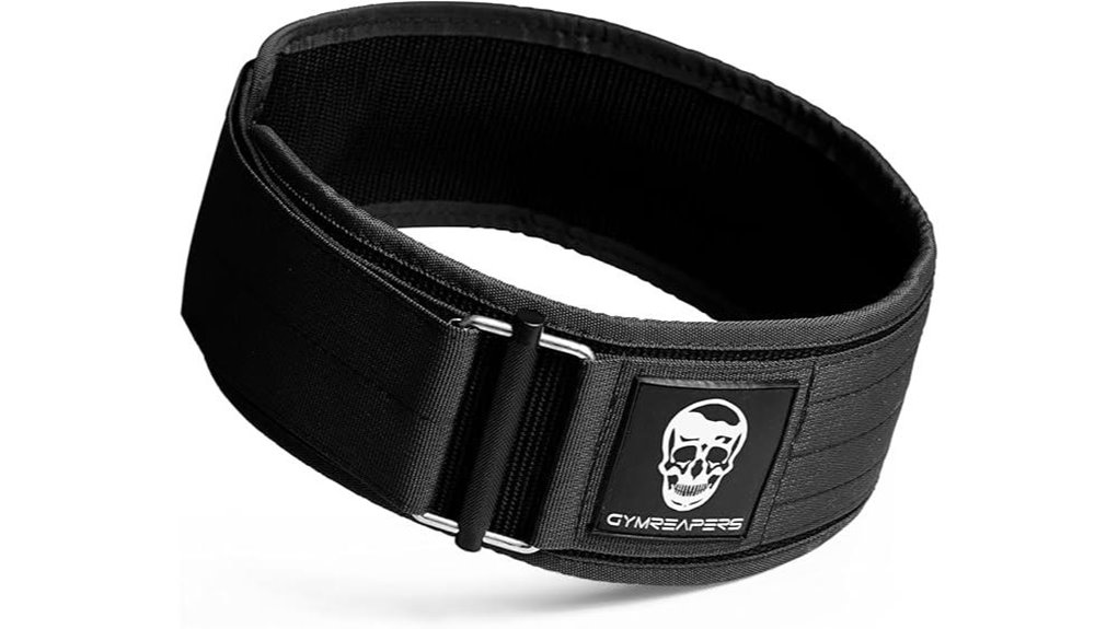 gymreapers quick lock neoprene weightlifting belt