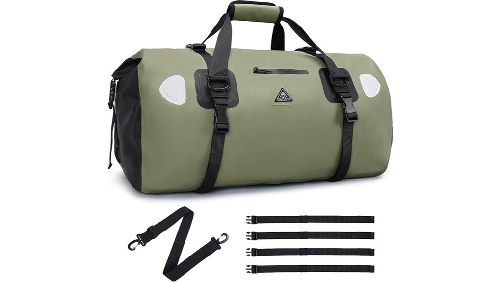 haimont waterproof roll top duffel