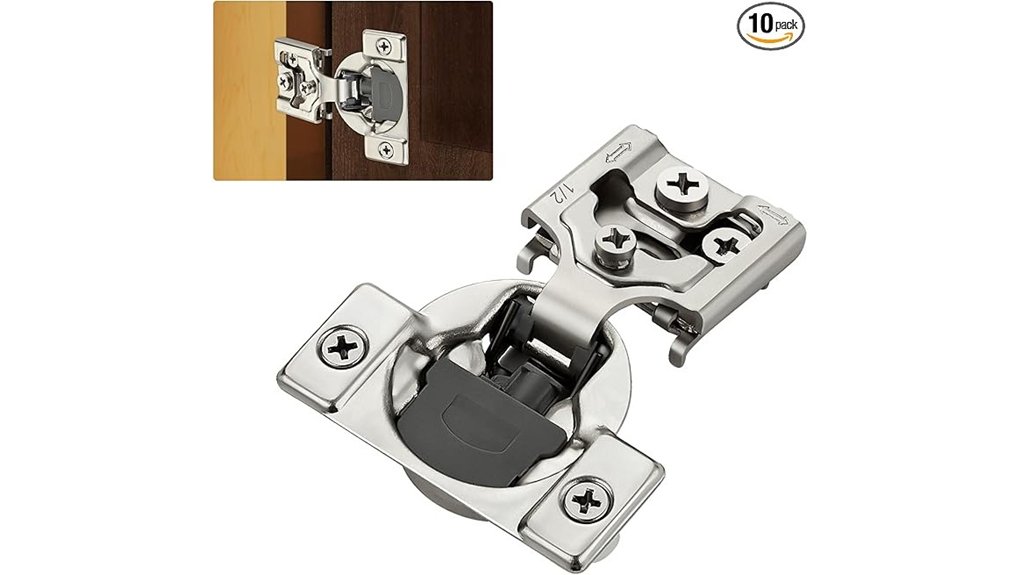 half inch soft close cabinet hinges
