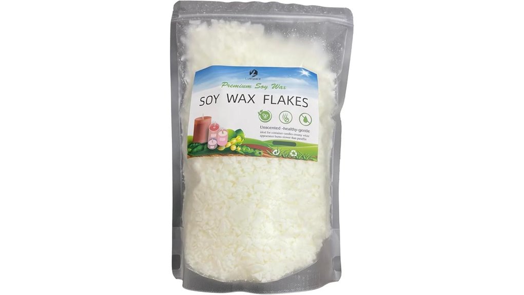 half pound natural soy wax flakes