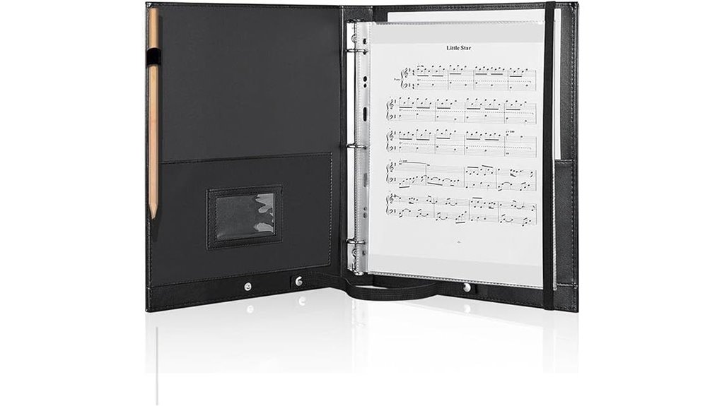 hand strap choir music folder
