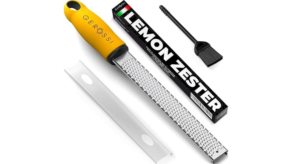 handheld stainless steel zester