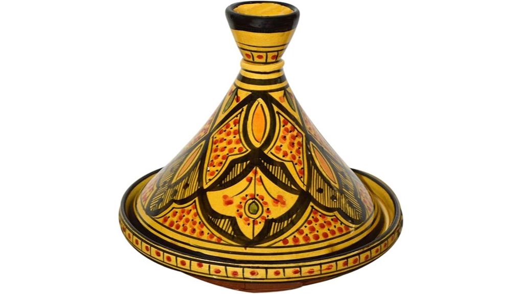 handmade moroccan 8 inch ceramic tagine