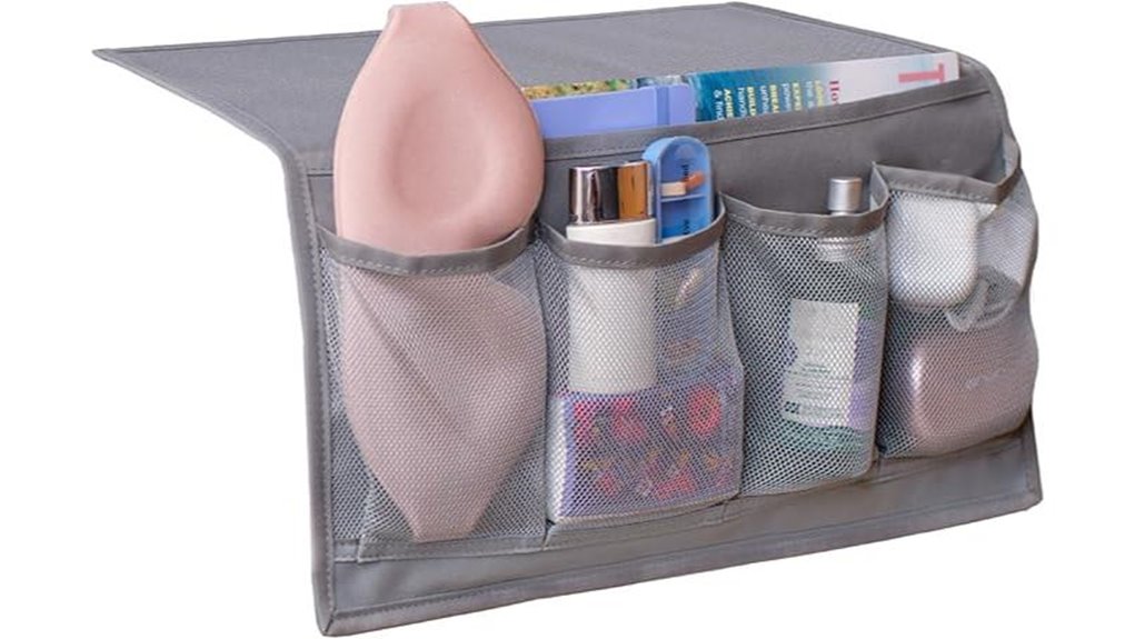 hanging bedside storage organizer