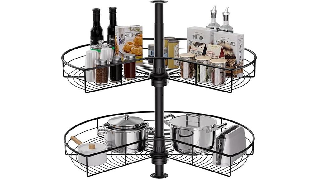 hankey 360 two tier lazy susan