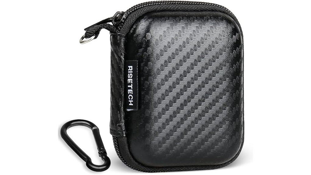 hard eva earbud case holder