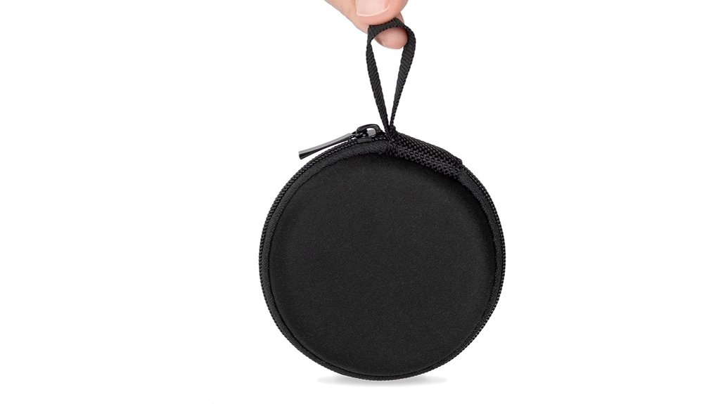 hard shell black earbuds case